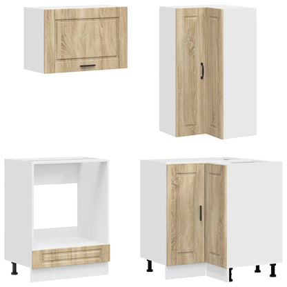 Keukenblok PORTO 8 pcs Sonoma Eiken Bewerkt hout