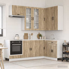 Keukenblok PORTO Sonoma Eiken bewerkt hout