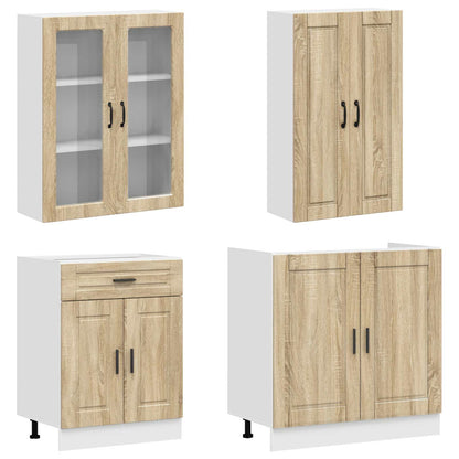 Keukenblok PORTO 8 pcs Sonoma Eiken Bewerkt hout