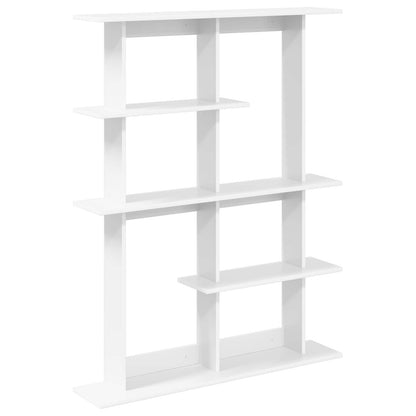 Wandschap Eenheid Wit 102 x 20 x 130 cm Bewerkt hout