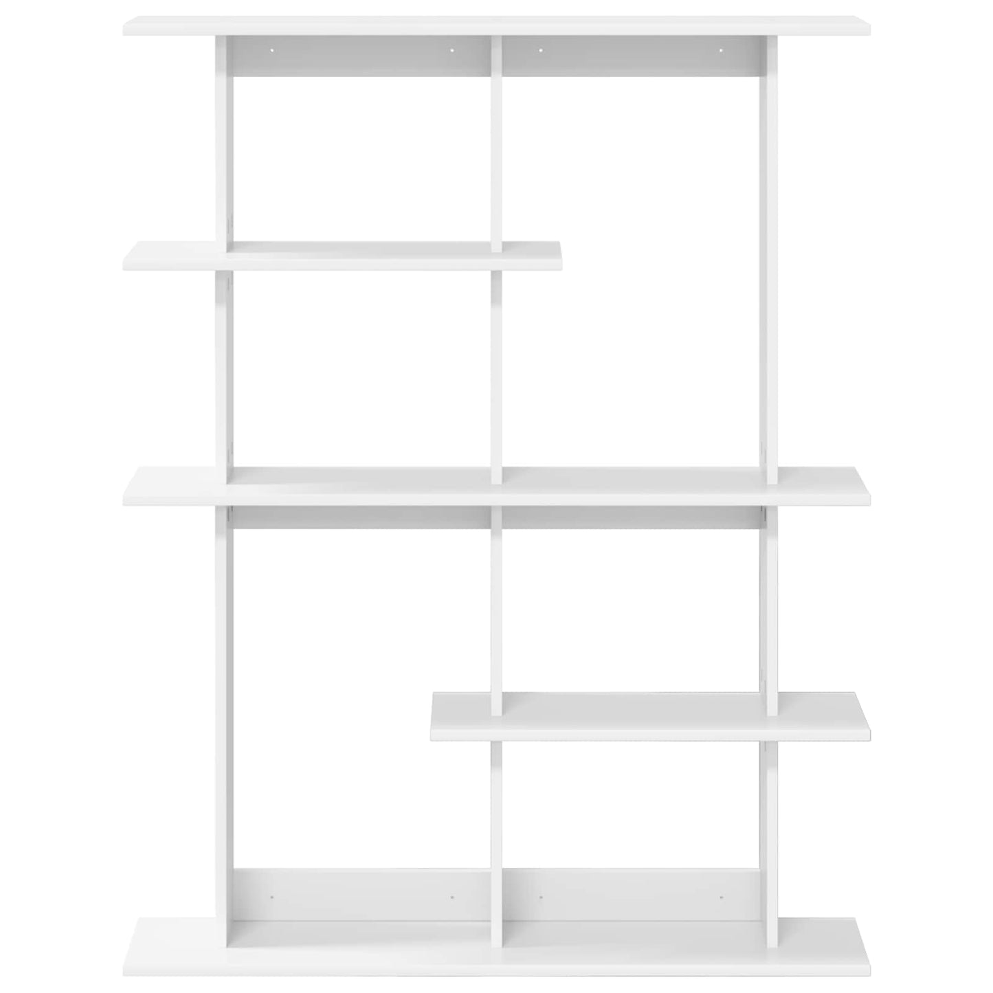 Wandschap Eenheid Wit 102 x 20 x 130 cm Bewerkt hout