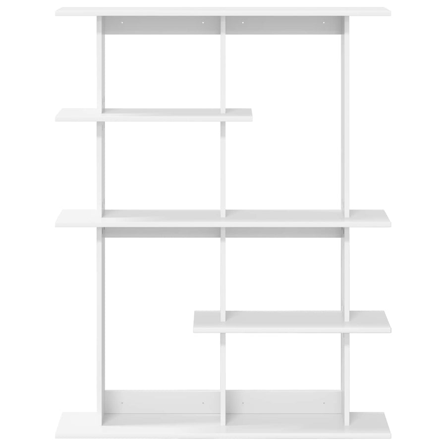 Wandschap Eenheid Wit 102 x 20 x 130 cm Bewerkt hout