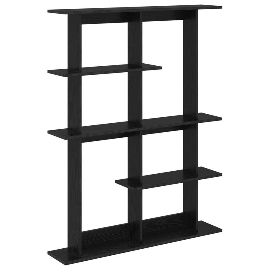 Wandschap Eenheid Zwart 102 x 20 x 130 cm Bewerkt hout