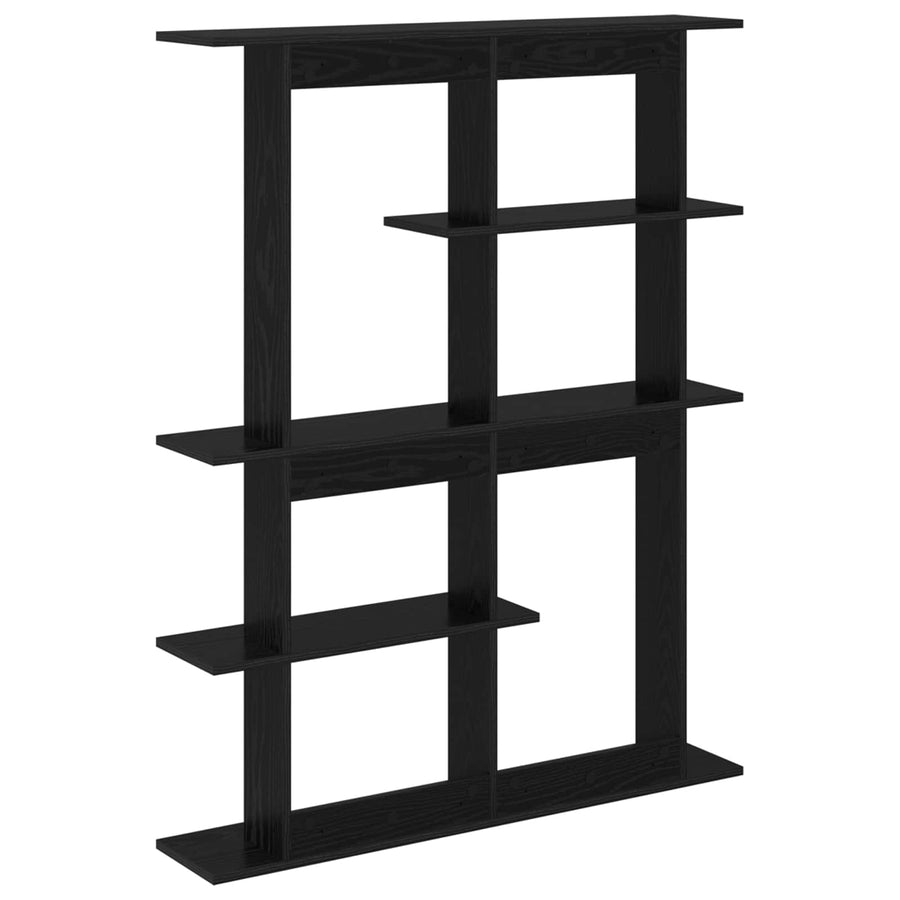Wandschap Eenheid Zwart 102 x 20 x 130 cm Bewerkt hout
