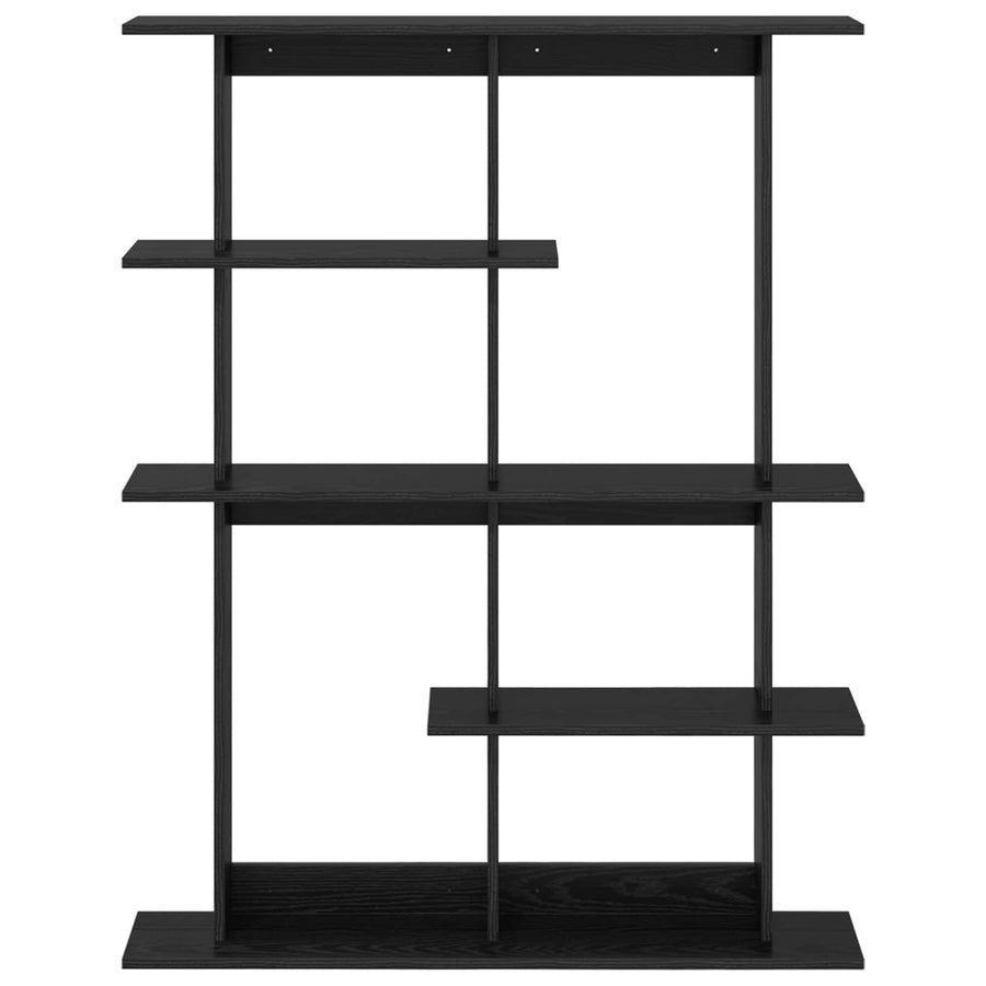 Wandschap Eenheid Zwart 102 x 20 x 130 cm Bewerkt hout