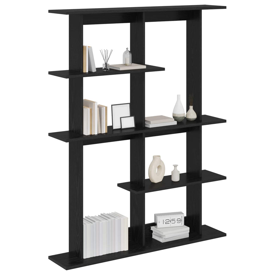 Wandschap Eenheid Zwart 102 x 20 x 130 cm Bewerkt hout