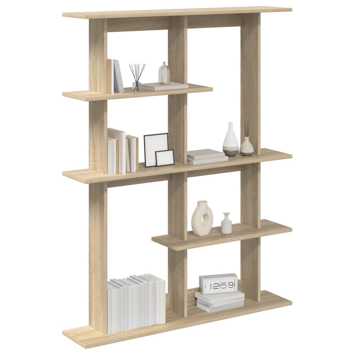 Wandschap Eenheid Bruin 102 x 20 x 130 cm Bewerkt hout