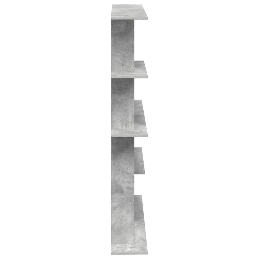 Wandschap Eenheid Grijs 102 x 20 x 130 cm Bewerkt hout