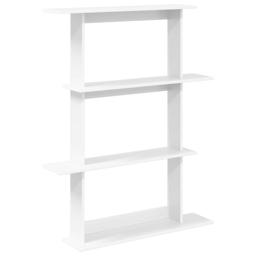Wandschap Eenheid Wit 100 x 20 x 126 cm Bewerkt hout