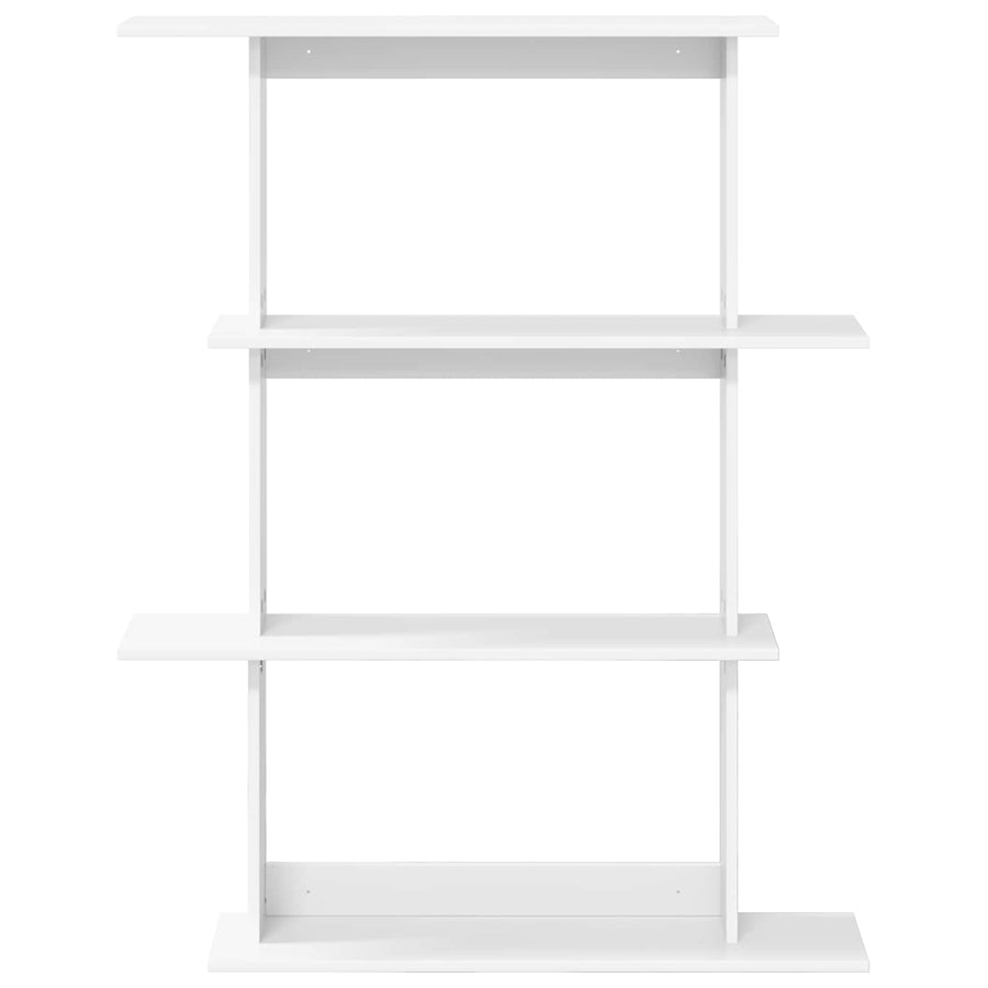 Wandschap Eenheid Wit 100 x 20 x 126 cm Bewerkt hout
