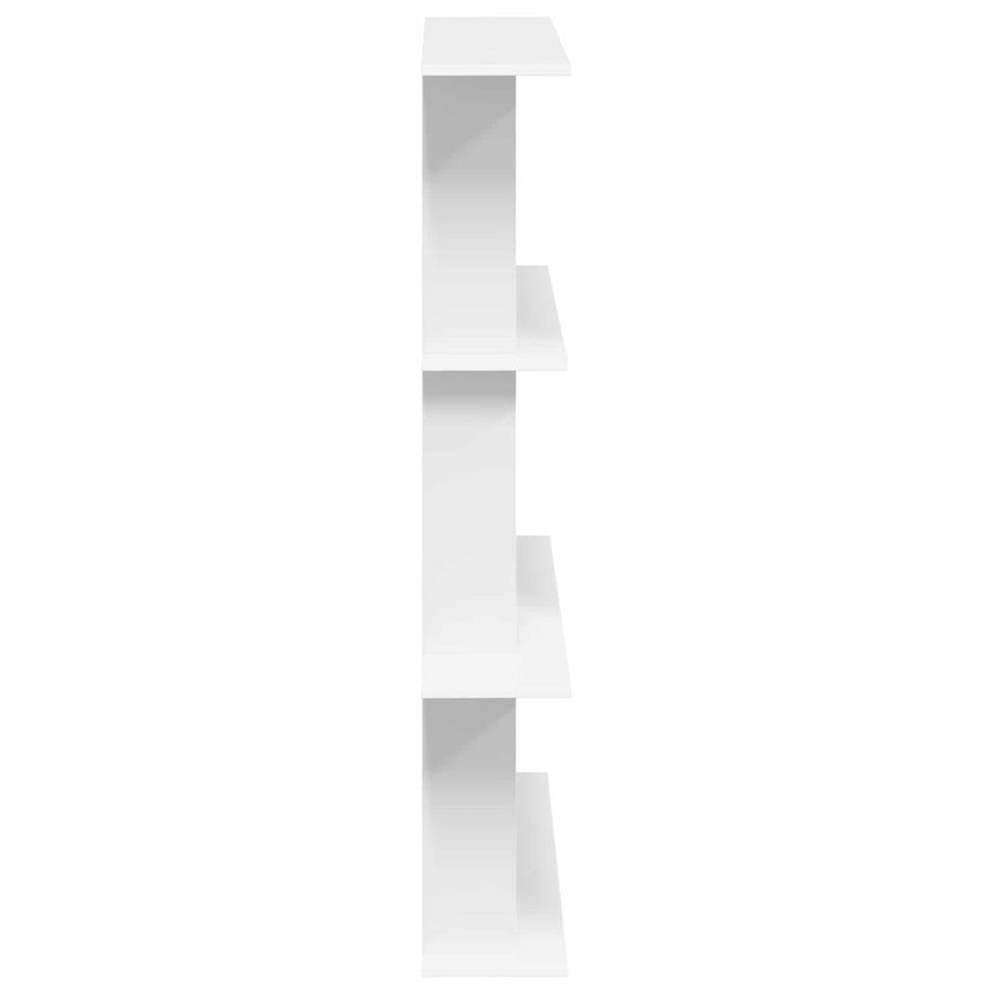 Wandschap Eenheid Wit 100 x 20 x 126 cm Bewerkt hout