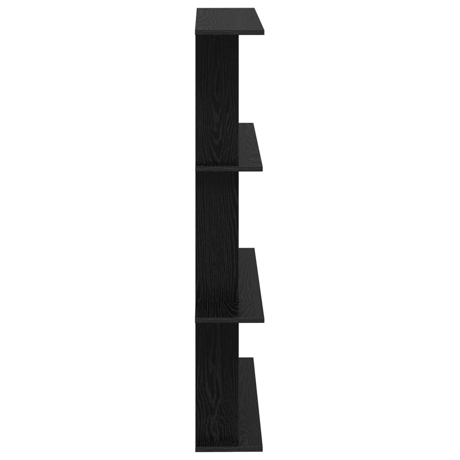 Wandschap Eenheid Zwart 100 x 20 x 126 cm Bewerkt hout
