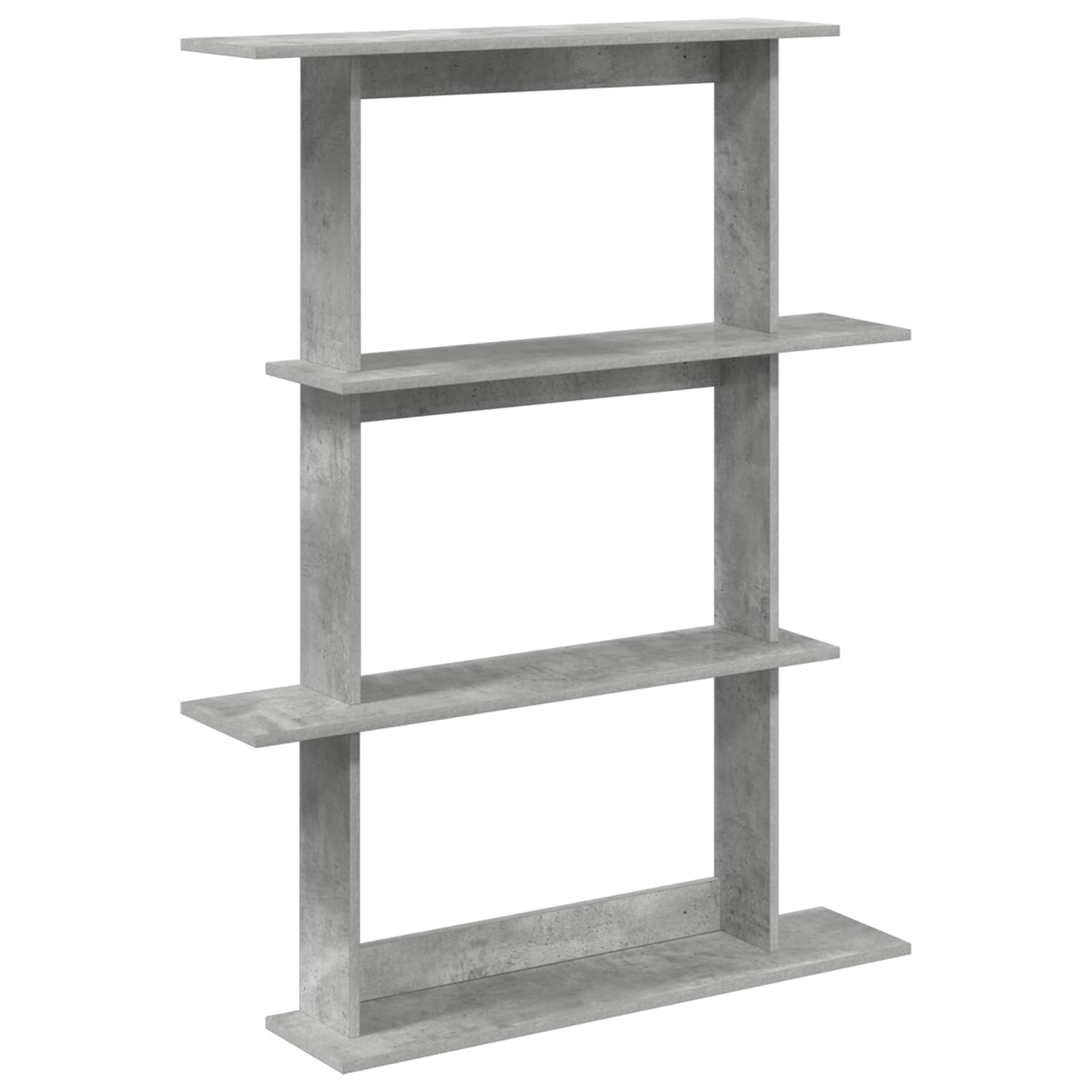 Wandschap Eenheid Grijs 100 x 20 x 126 cm Bewerkt hout