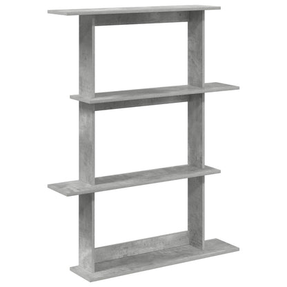 Wandschap Eenheid Grijs 100 x 20 x 126 cm Bewerkt hout