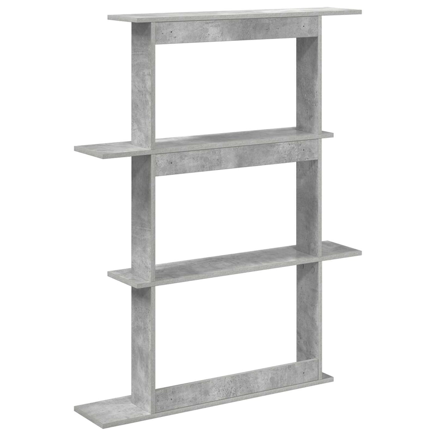 Wandschap Eenheid Grijs 100 x 20 x 126 cm Bewerkt hout