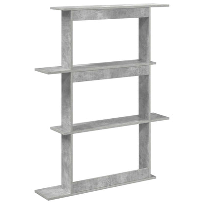 Wandschap Eenheid Grijs 100 x 20 x 126 cm Bewerkt hout