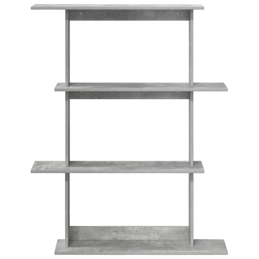 Wandschap Eenheid Grijs 100 x 20 x 126 cm Bewerkt hout