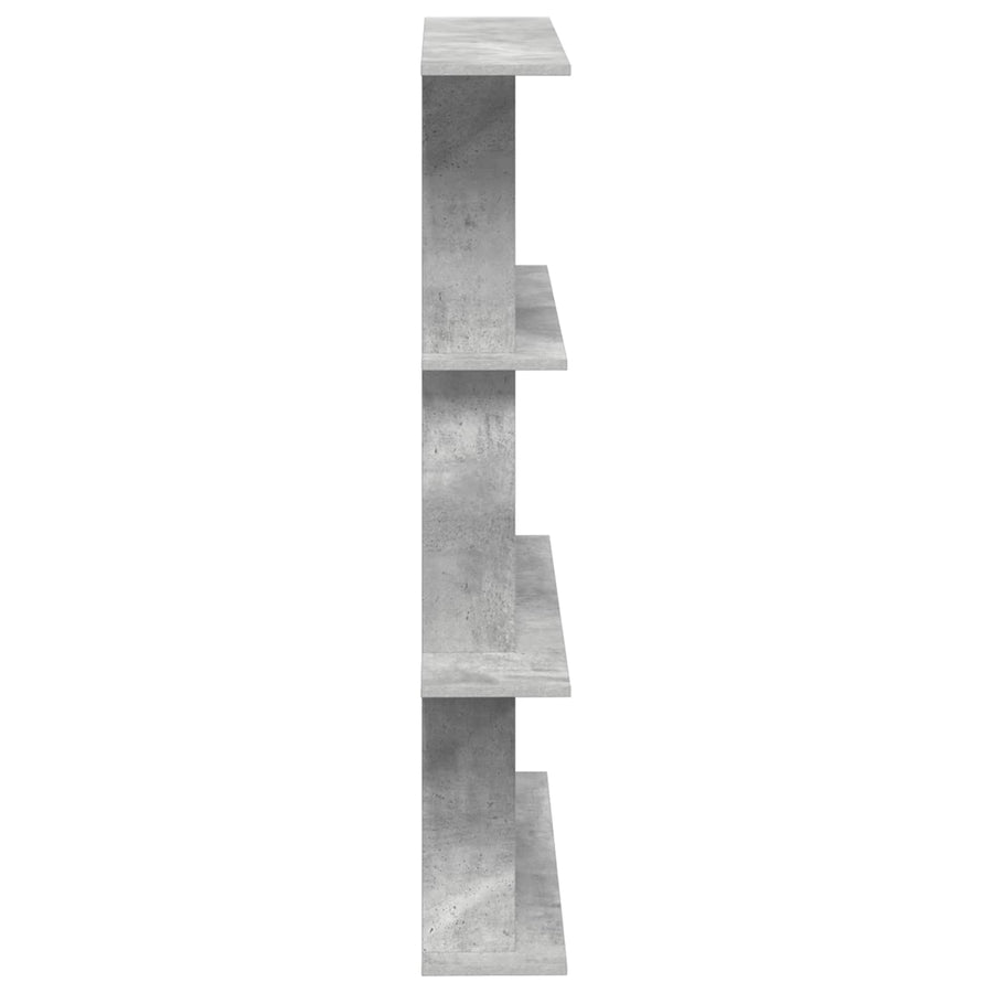 Wandschap Eenheid Grijs 100 x 20 x 126 cm Bewerkt hout