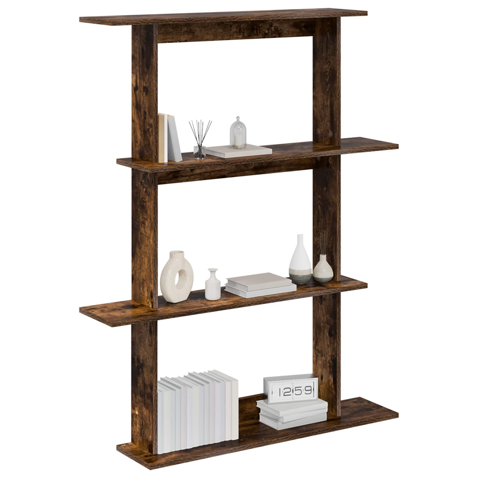 Wandschap Eenheid Bruin 100 x 20 x 126 cm Bewerkt hout