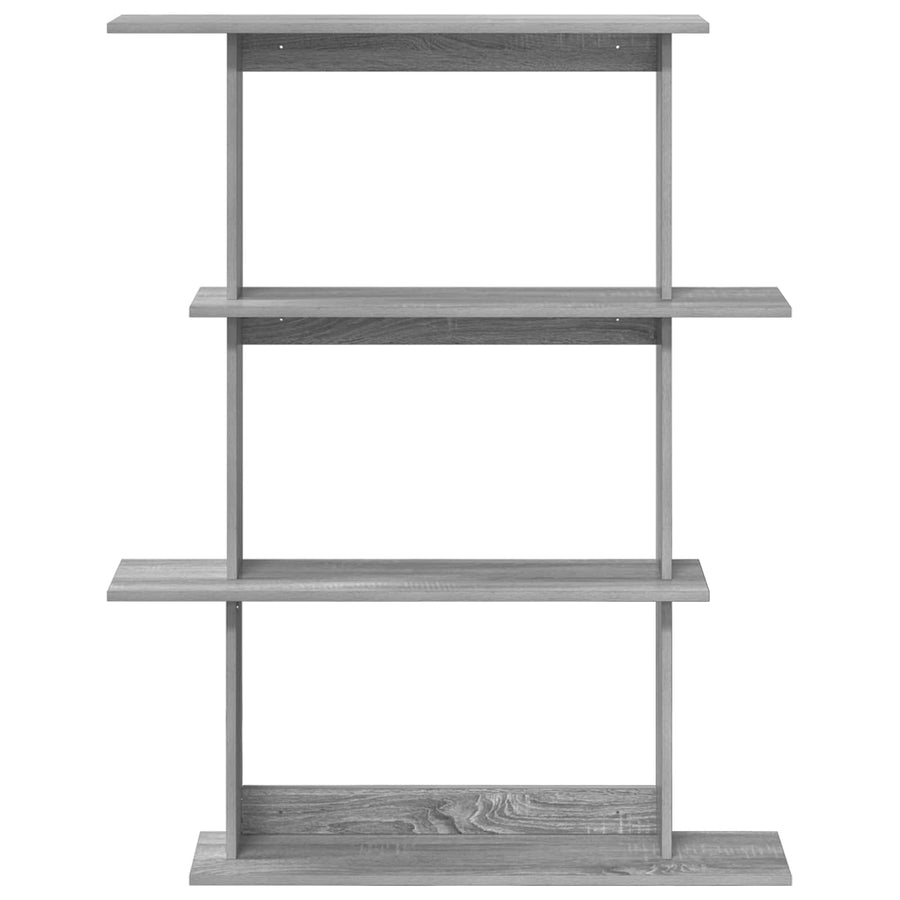 Wandschap Eenheid Grijs 100 x 20 x 126 cm Bewerkt hout