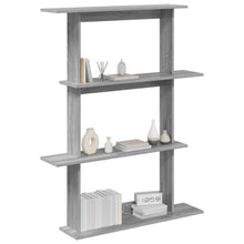 Wandschap Eenheid Grijs 100 x 20 x 126 cm Bewerkt hout