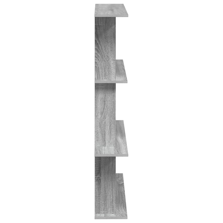 Wandschap Eenheid Grijs 100 x 20 x 126 cm Bewerkt hout