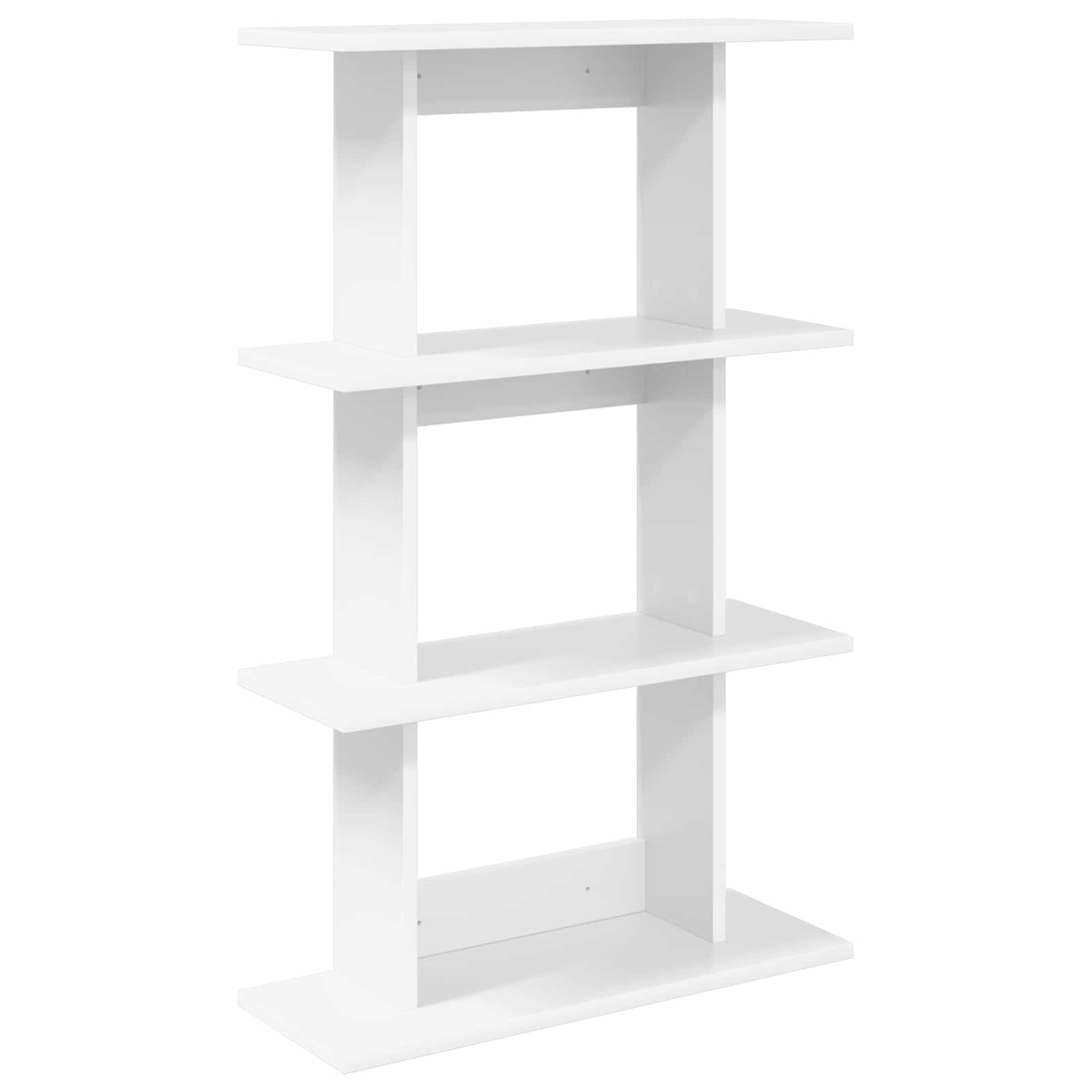 Wandplank Muurmontage Wit 56 x 20 x 90 cm Bewerkt hout