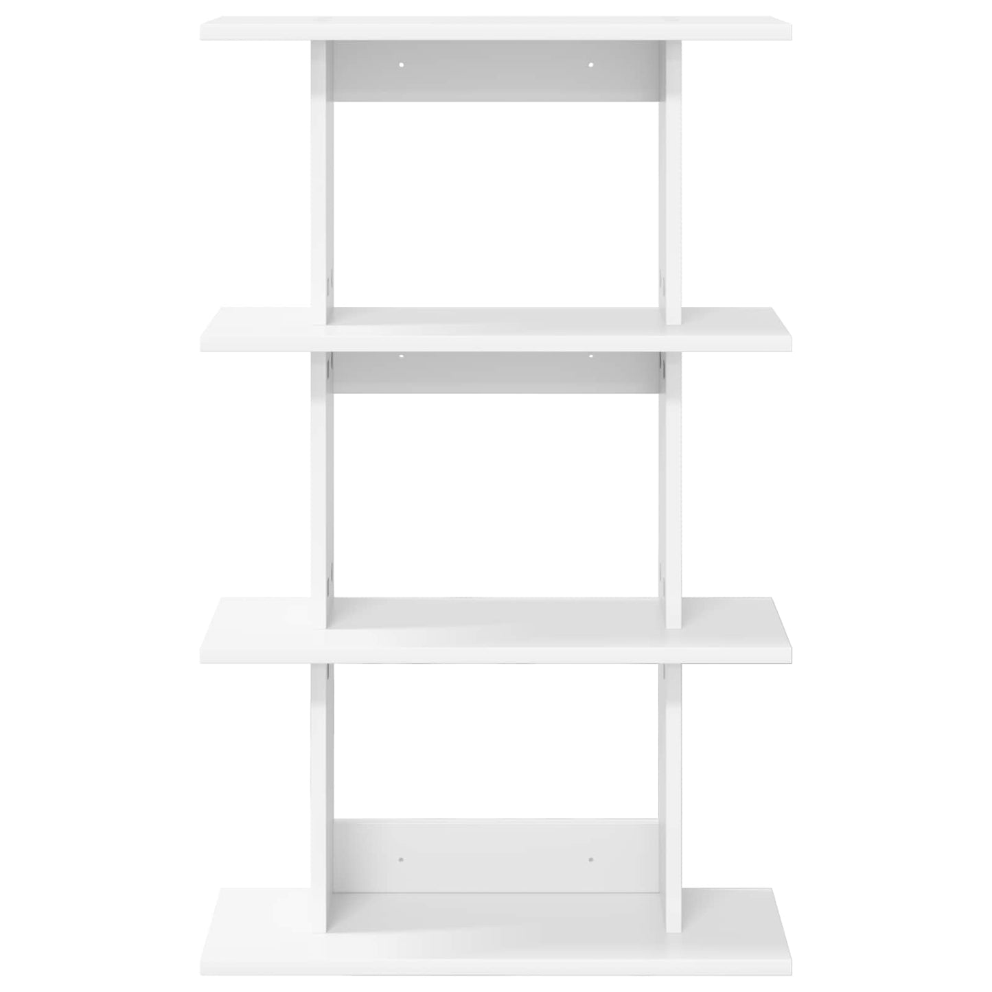 Wandplank Muurmontage Wit 56 x 20 x 90 cm Bewerkt hout