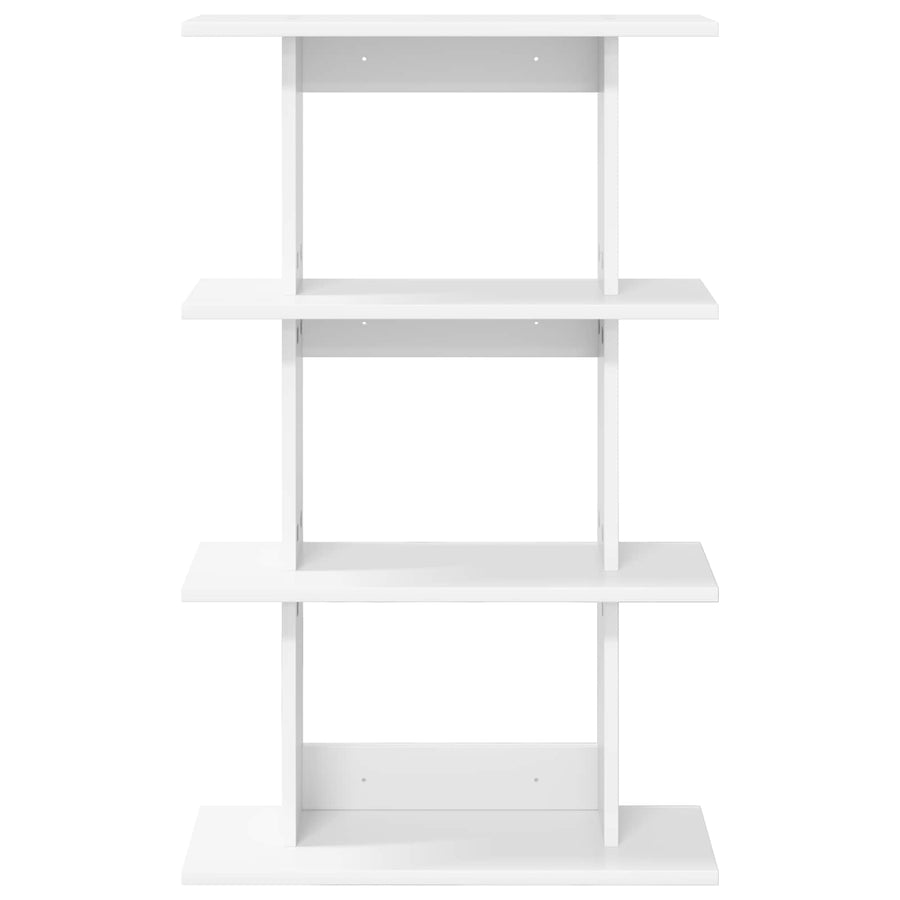 Wandplank Muurmontage Wit 56 x 20 x 90 cm Bewerkt hout