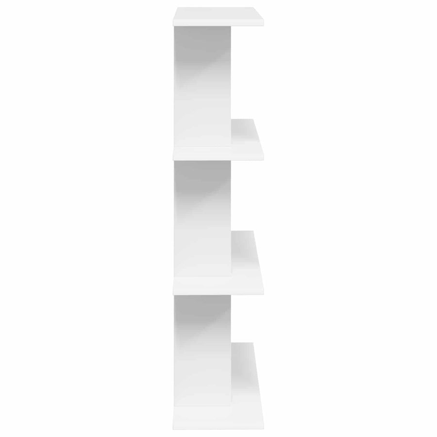 Wandplank Muurmontage Wit 56 x 20 x 90 cm Bewerkt hout