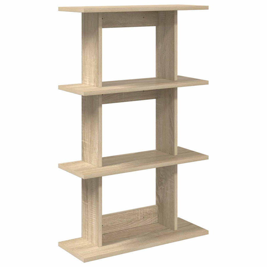 Wandplank Muurmontage Bruin 56 x 20 x 90 cm Bewerkt hout