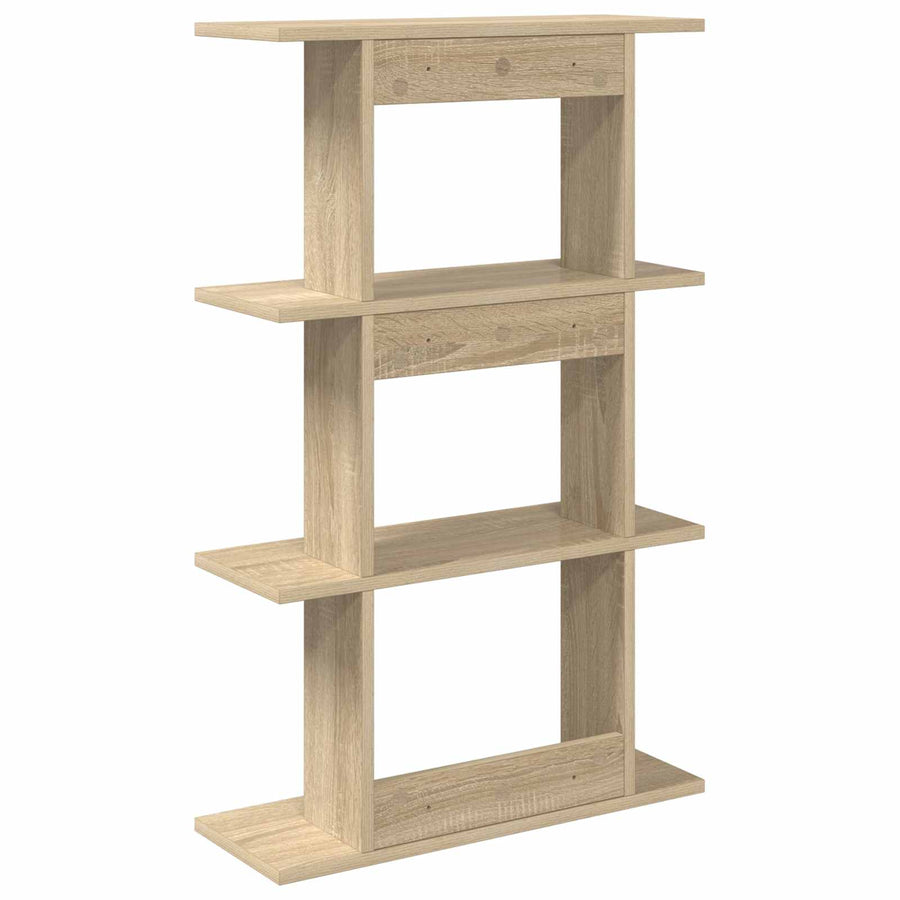 Wandplank Muurmontage Bruin 56 x 20 x 90 cm Bewerkt hout