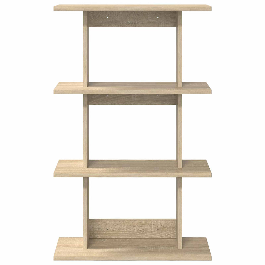 Wandplank Muurmontage Bruin 56 x 20 x 90 cm Bewerkt hout