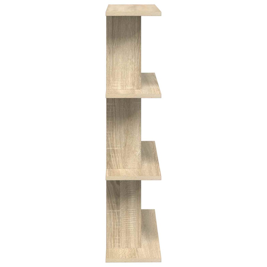Wandplank Muurmontage Bruin 56 x 20 x 90 cm Bewerkt hout