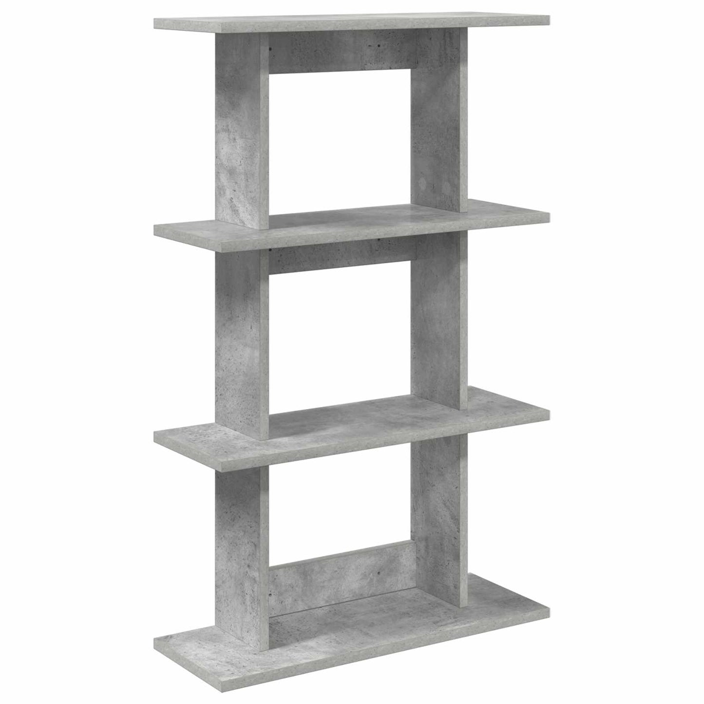 Wandplank Muurmontage Grijs 56 x 20 x 90 cm Bewerkt hout