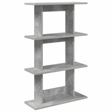 Wandplank Muurmontage Grijs 56 x 20 x 90 cm Bewerkt hout