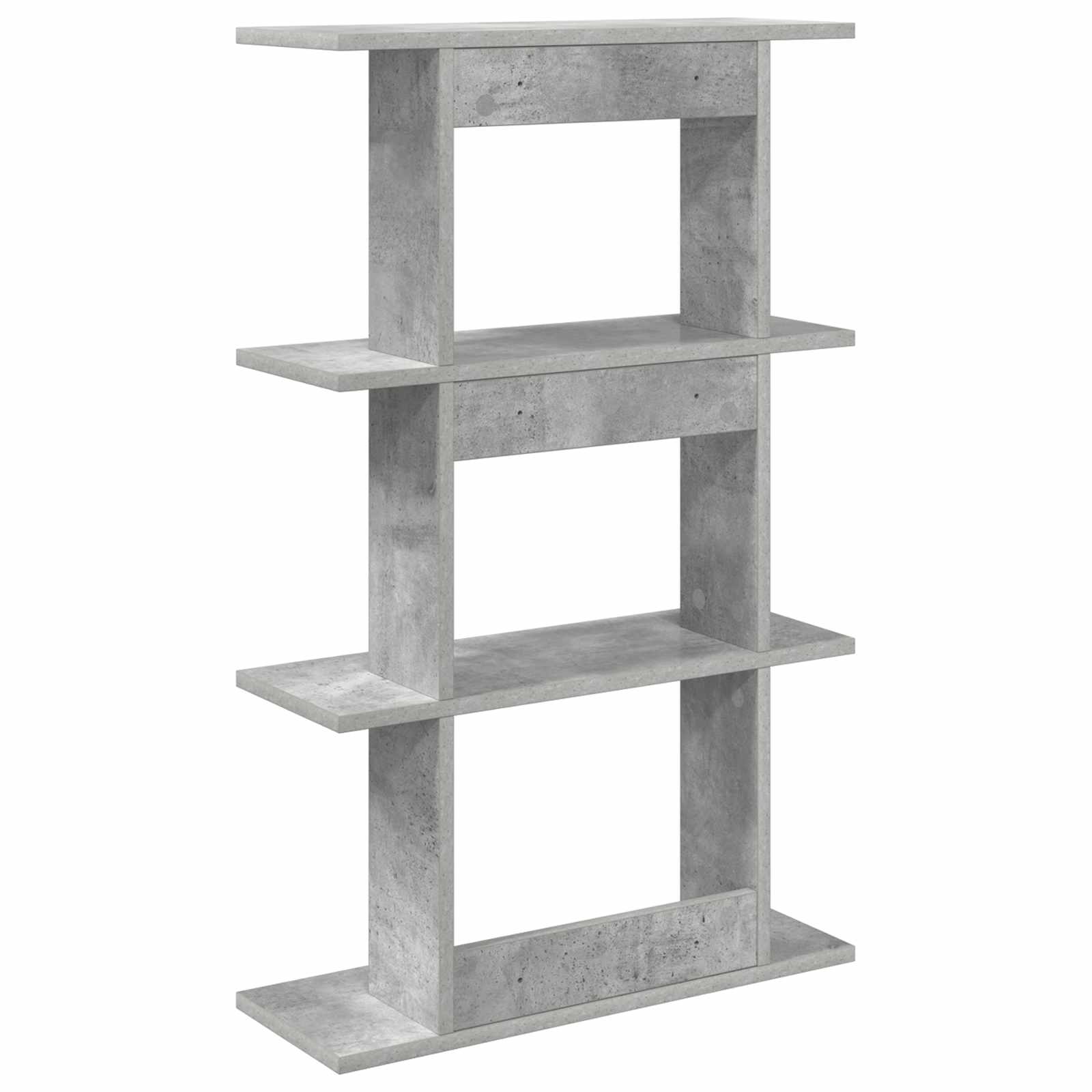 Wandplank Muurmontage Grijs 56 x 20 x 90 cm Bewerkt hout
