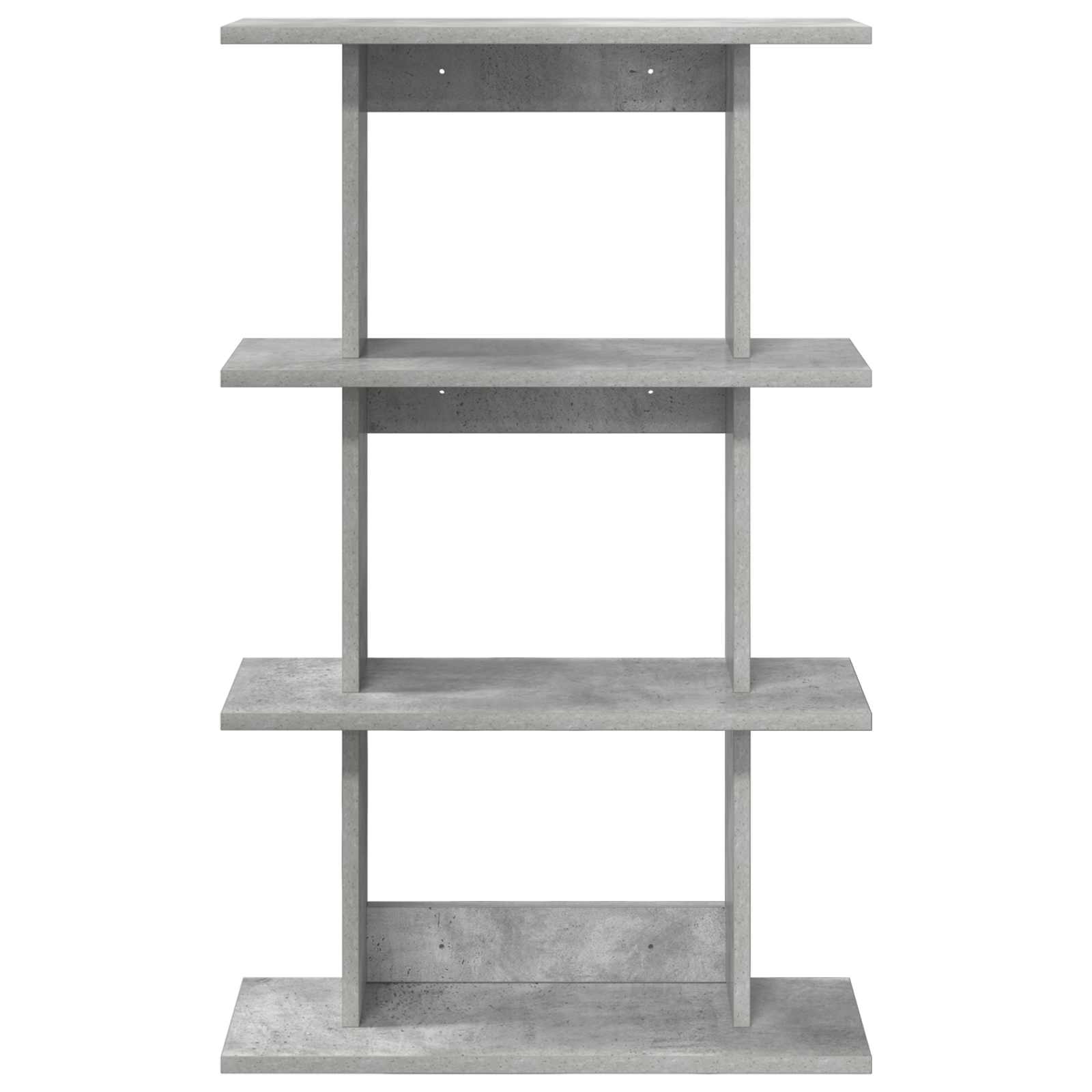 Wandplank Muurmontage Grijs 56 x 20 x 90 cm Bewerkt hout