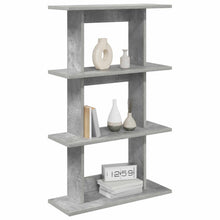 Wandplank Muurmontage Grijs 56 x 20 x 90 cm Bewerkt hout