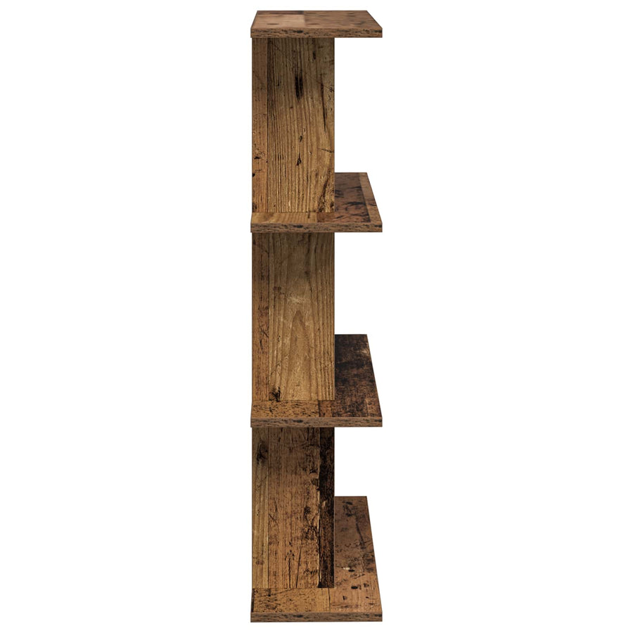 Wandplank Muurmontage Bruin 56 x 20 x 90 cm Bewerkt hout