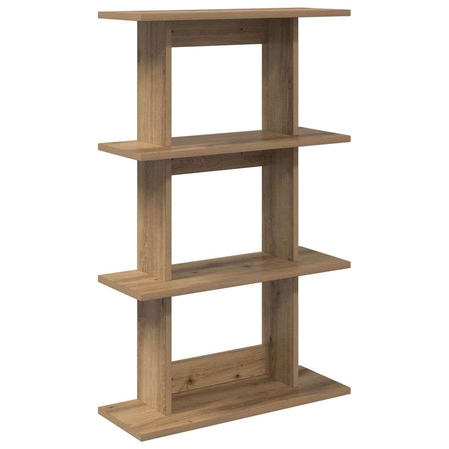 Wandplank Muurmontage Bruin 56 x 20 x 90 cm Bewerkt hout