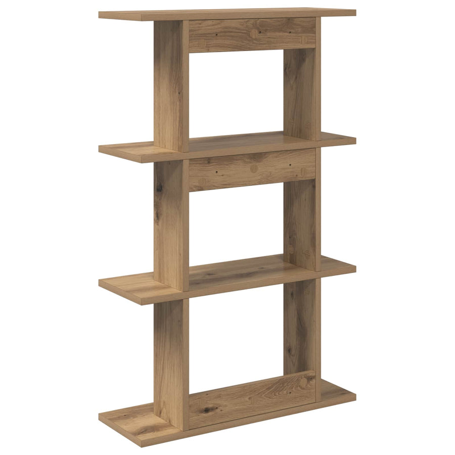 Wandplank Muurmontage Bruin 56 x 20 x 90 cm Bewerkt hout