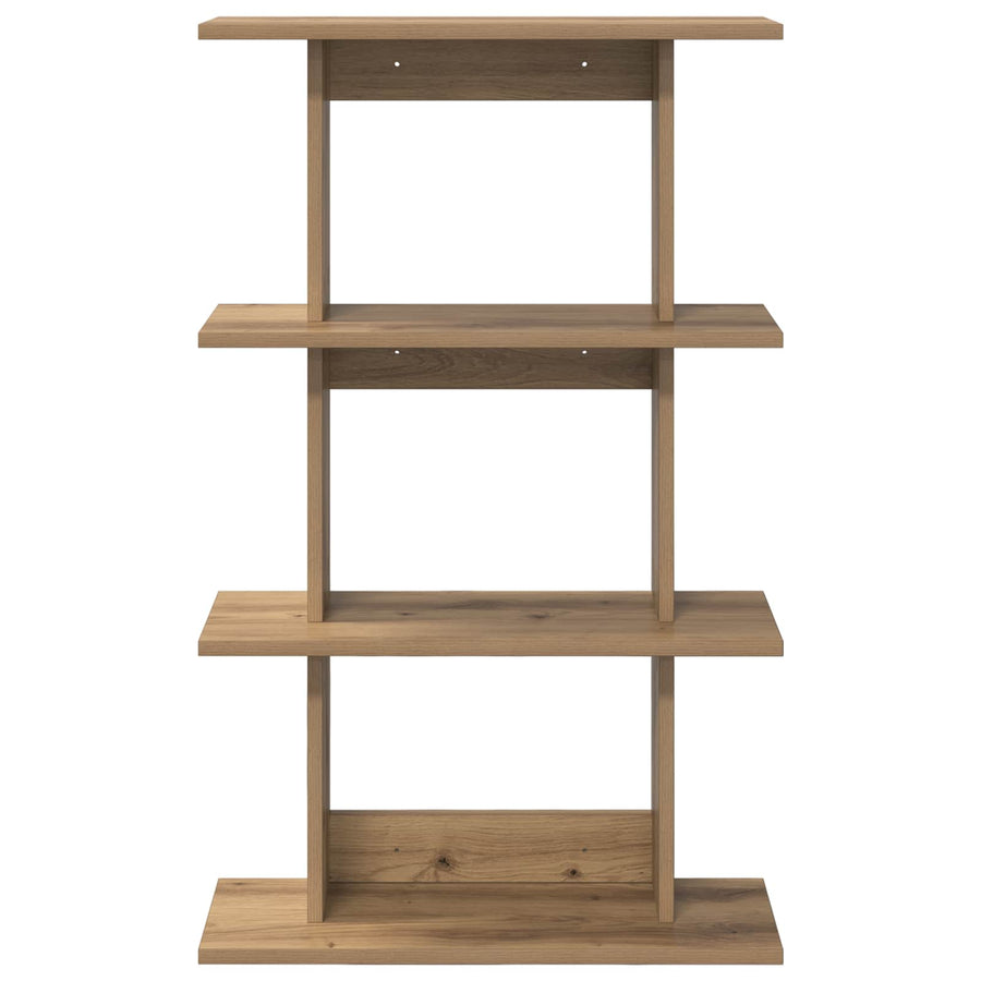 Wandplank Muurmontage Bruin 56 x 20 x 90 cm Bewerkt hout