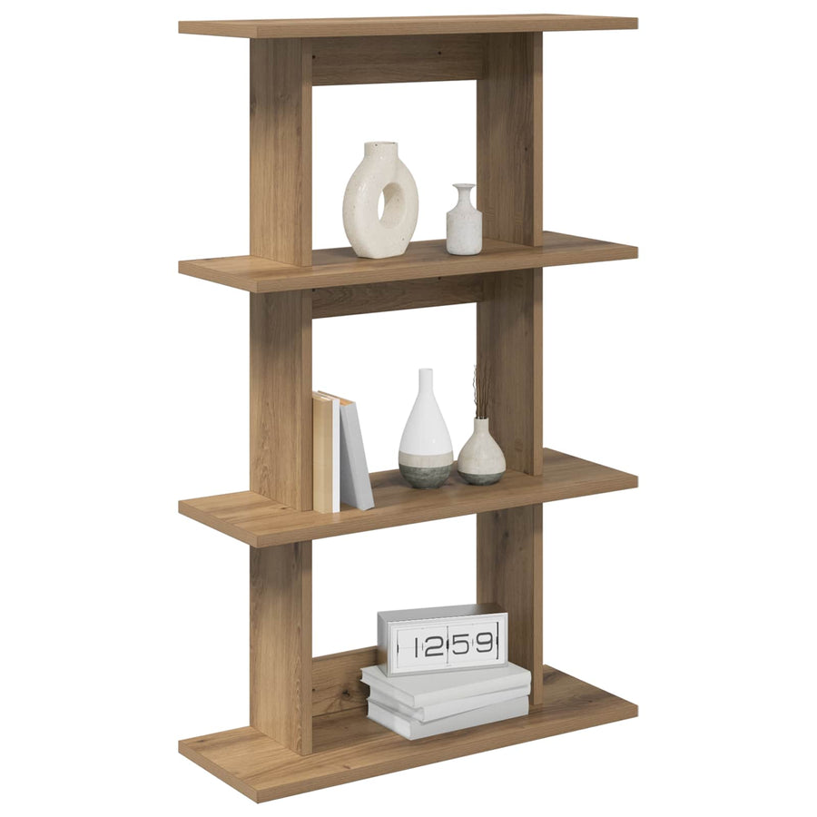Wandplank Muurmontage Bruin 56 x 20 x 90 cm Bewerkt hout