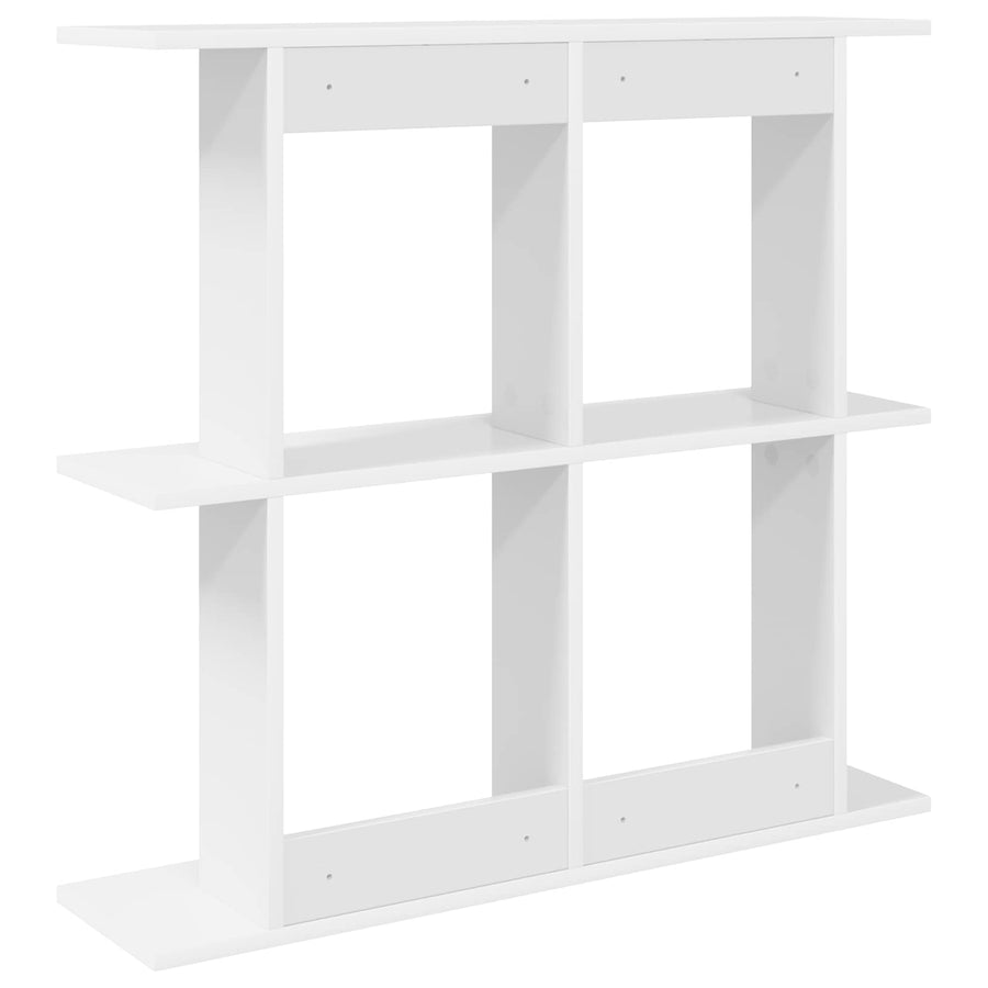 Wandplank Muurmontage Wit 80 x 20 x 75 cm Bewerkt hout