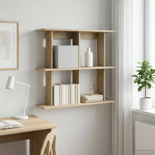 Wandplank Muurmontage Bruin 80 x 20 x 75 cm Bewerkt hout