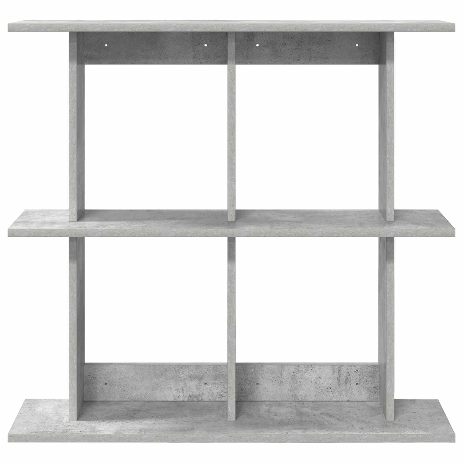 Wandplank Muurmontage Grijs 80 x 20 x 75 cm Bewerkt hout