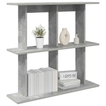 Wandplank Muurmontage Grijs 80 x 20 x 75 cm Bewerkt hout