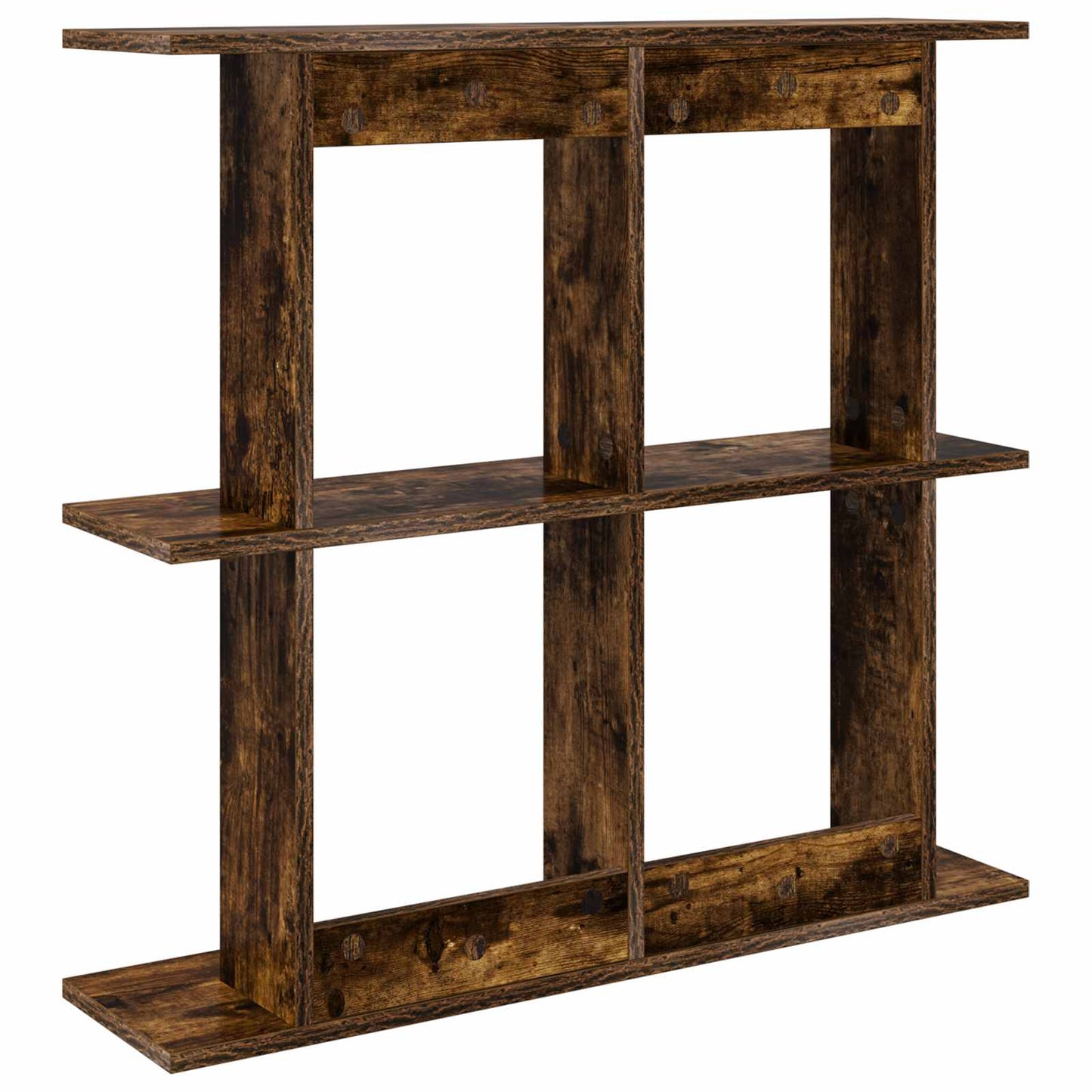 Wandplank Muurmontage Bruin 80 x 20 x 75 cm Bewerkt hout