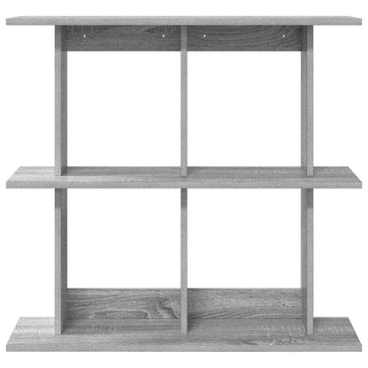 Wandplank Muurmontage Grijs 80 x 20 x 75 cm Bewerkt hout